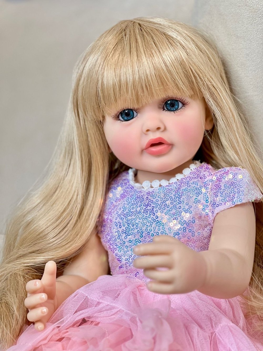 Кукла Реборн виниловая 55см (FA-863)