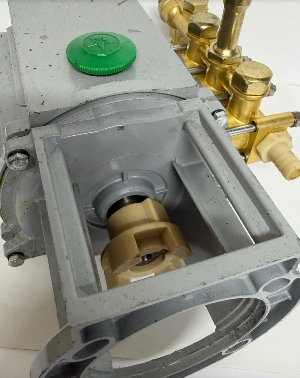 Насос водяной плунжерный для мойки высокого давления Tademitsu TM 280, TM 380, TAO T-380, помпа, латунная головка (1 шт.)