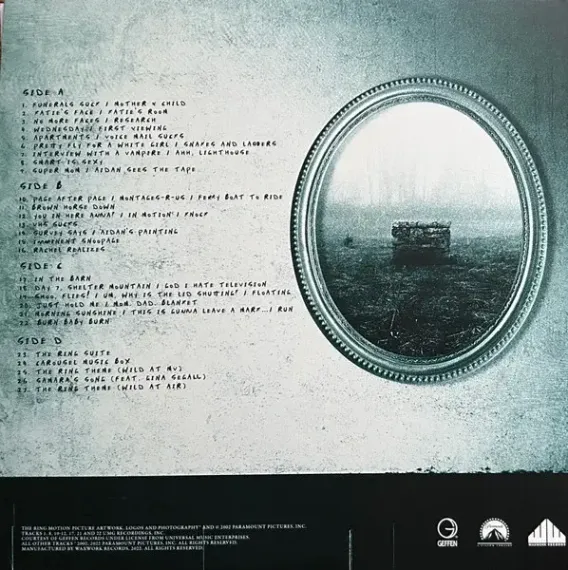 Hans Zimmer – The Ring - Original Motion Picture Soundtrack - Coke Bottle Clear Black Orb - 2LP