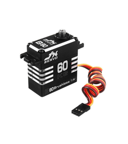 Сервомашинка цифровая JX Servo B60 (87г/62/0.11/7.4V) бесколлекторная, Full metal