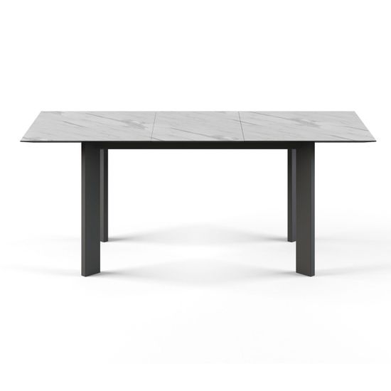 Стол раскладной Track (140+50), керамика белая