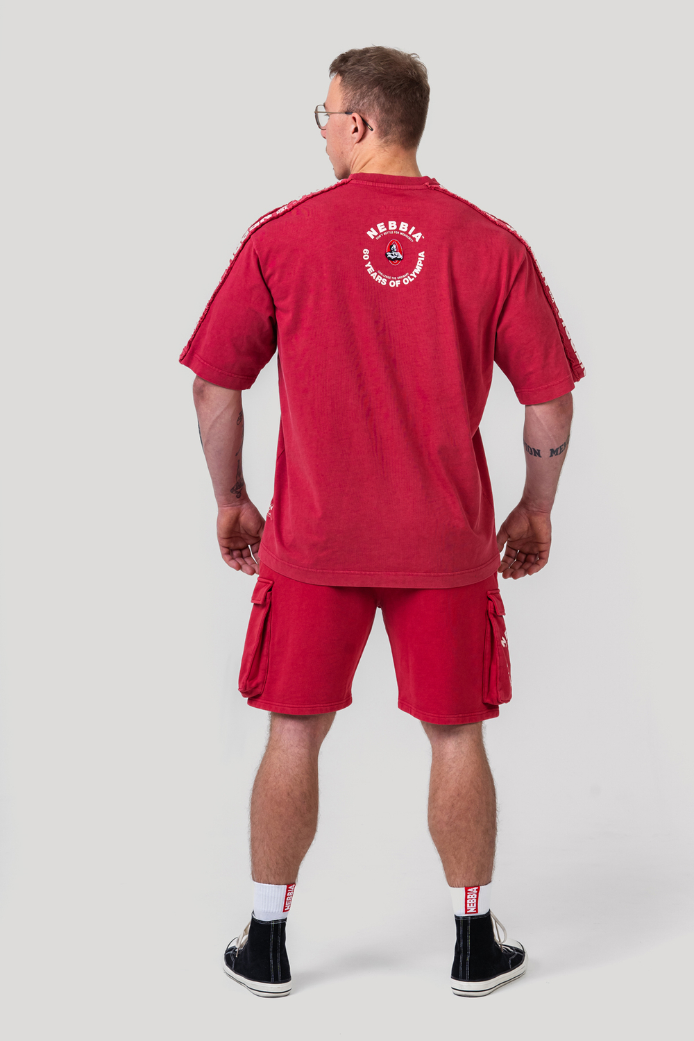 Футболка Washed Oversized T-Shirt GOLDEN AGE 790 Красная
