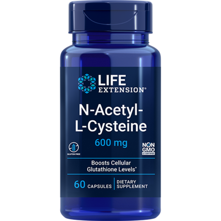 N-Acetyl-L-Cysteine ( NAC ) 600 мг 60 капсул Life Extension