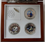 2 доллара 2009 год. Ниуэ. Балет. Русские сезоны в Париже. Музыкальная шкатулка.