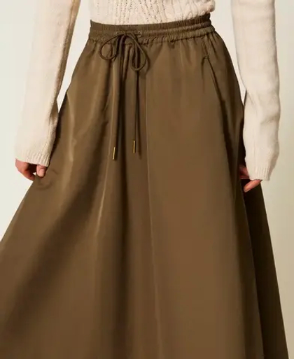 TWINSET Юбка А-силуэта с эластичным поясом