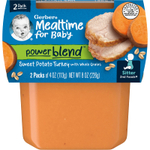 Gerber, Mealtime for Baby, Power Blend™, 2nd Foods®, батат и индейка с цельными зернами, 2 пакетика по 113 г (4 унции)