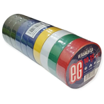 Изолента EG 15 х 10м (10шт/уп.) комплект цветов