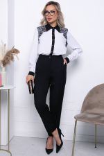 Блуза "Аника" Б7256 (белая) LT Collection (Акция)