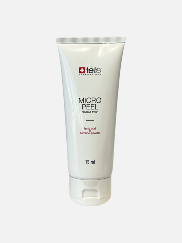 Мягкий эксфолиант с молочной и гликолевой кислотой и бамбуковой пудрой Micro Peel, TETe Cosmeceutical, 75 мл