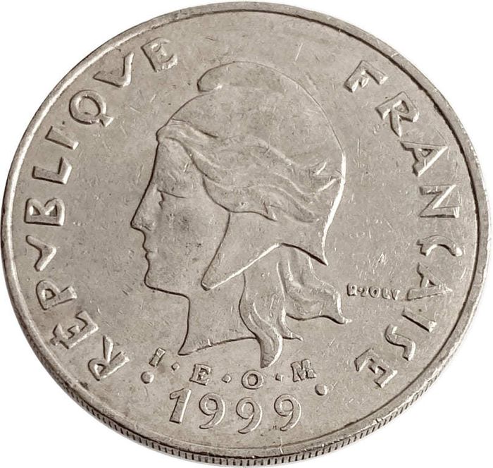 50 франков 1999 Французская Полинезия XF