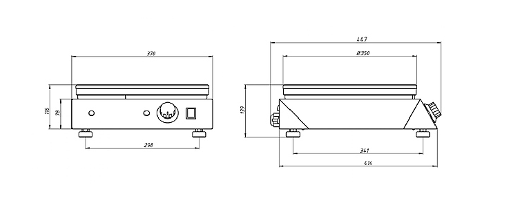 Блинница Grill Master Ф1БкрЭ 350 мм