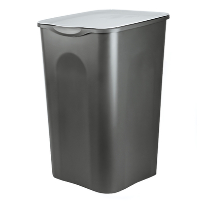 Бак универсальный квадратный NORTON 43л. с откидной крышкой цвет серый