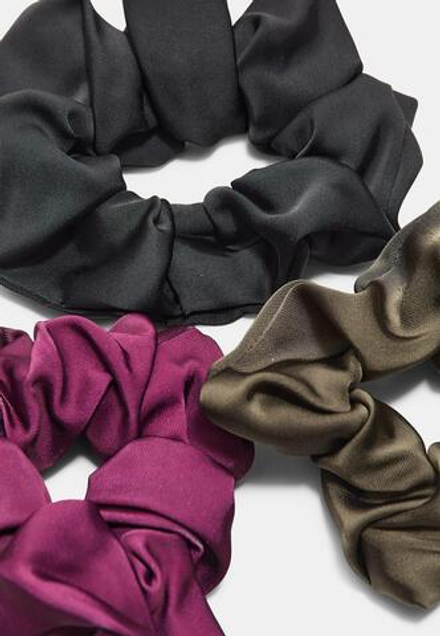 STRADIVARIUS Набор из 3 резинок для волос, фиолетовый