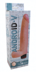 Крупный вибратор Android V 8.7''(вторая кожа) (Цвет: телесный)