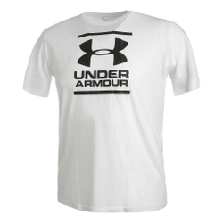 Мужское теннисное поло Under Armour GL Foundation T-Shirt Men - White, Black