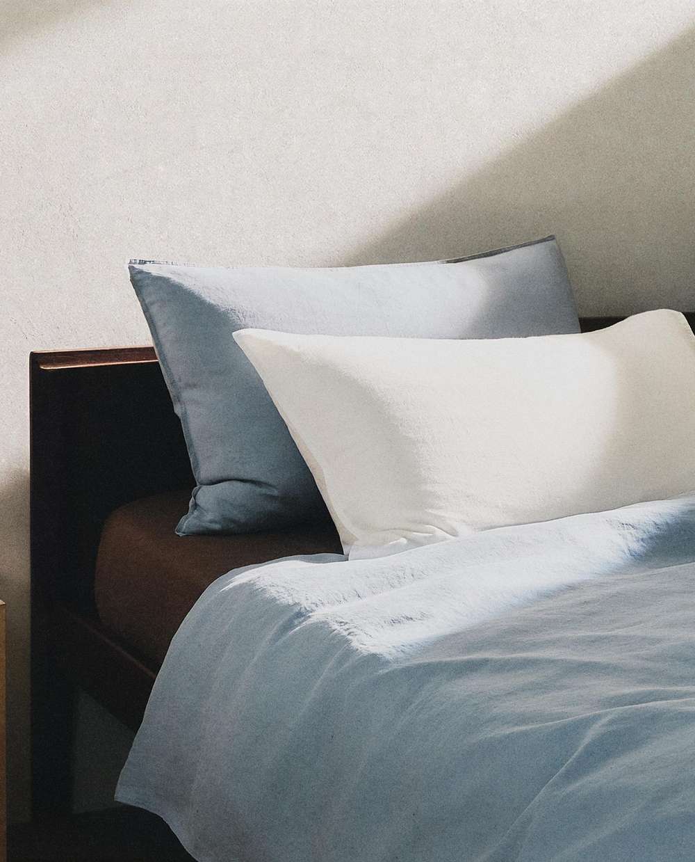 Пододеяльник Zara Home хлопок, лён 100%, однотонный, 3110/088