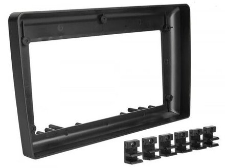 Универсальная магнитола в отсек 2DIN 180x100мм (рамка 9) - FarCar 9582 монитор 9.5" 2K QLED на Android 13, TS10, CarPlay, 4G SIM-слот