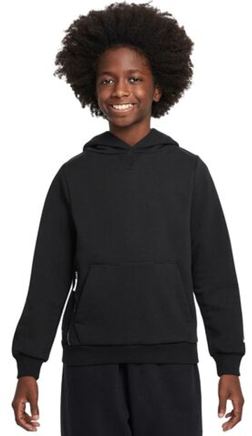 Кофта для мальчика теннисная Nike Kids Dri-Fit Standard Issue Hoodie - черный