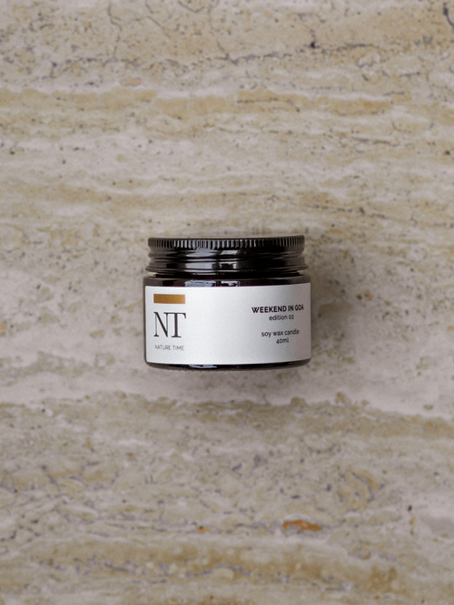 Подарочный набор: свеча 40 мл / WEEKEND IN GOA / ed.02 (Уикэнд в Гоа) + спички