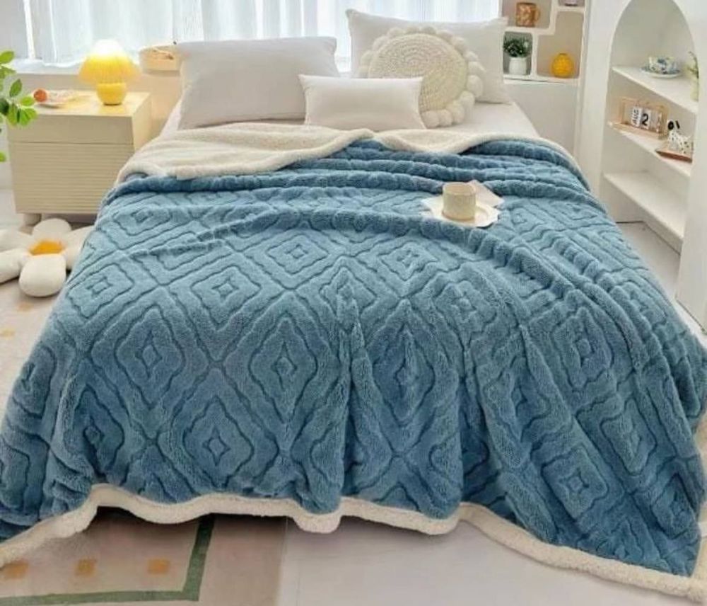 Плед РОМБ ВЯЗКА 1,5сп