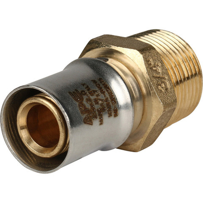 Переходник STOUT НР 3/4" х20 пресс