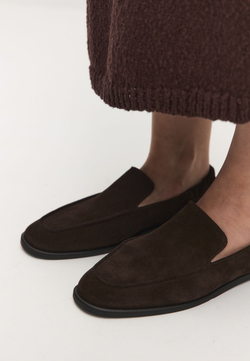 Лоферы // Taya // Chocolate // Suede