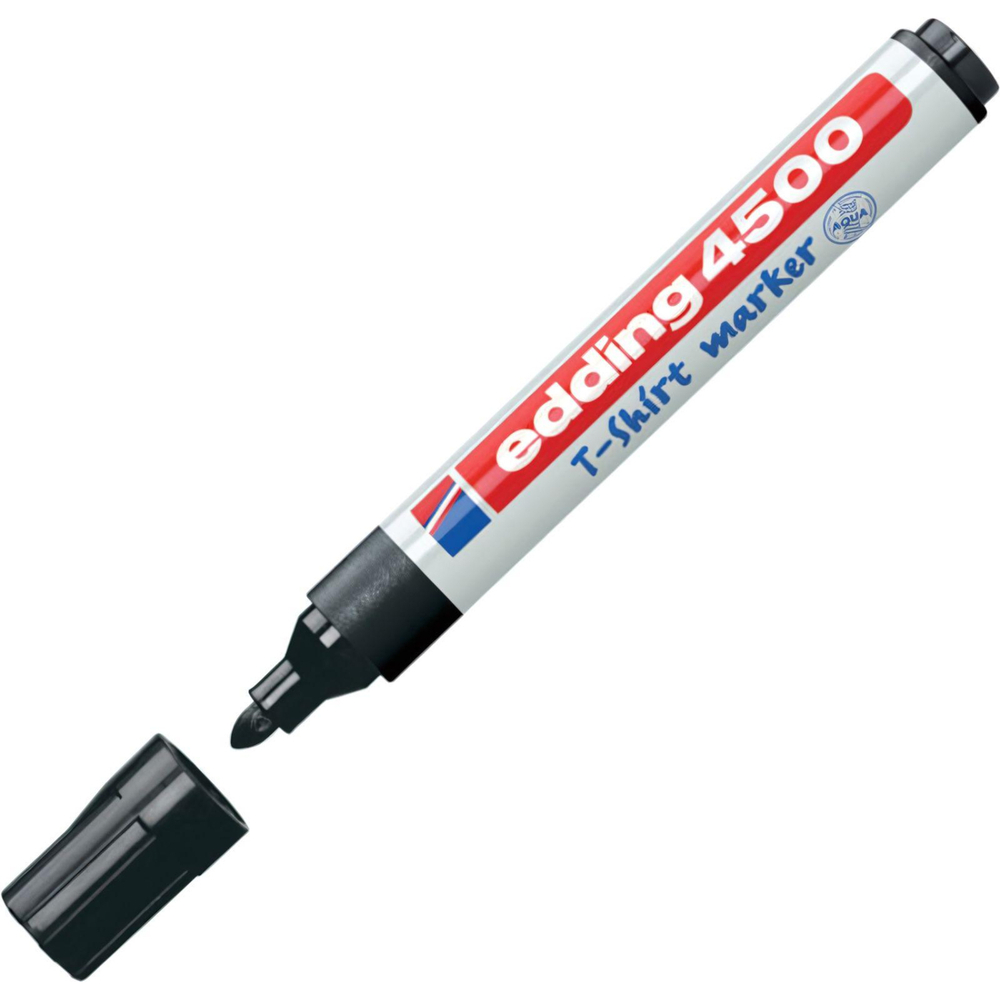 Маркер по ткани EDDING E-4500/1 чёрный, 2-3мм.,