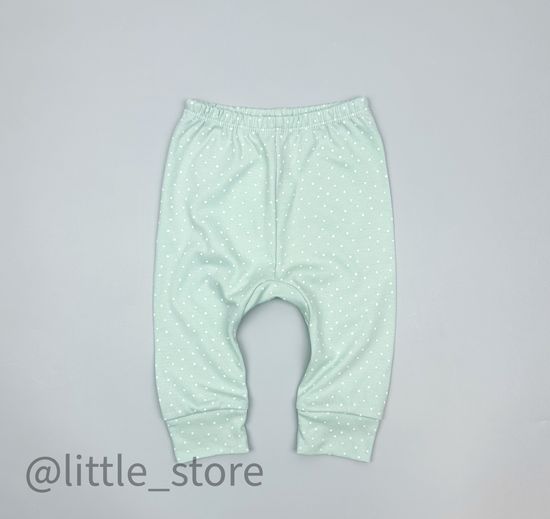 Штанишки хлопковые, Горошки на нефрите