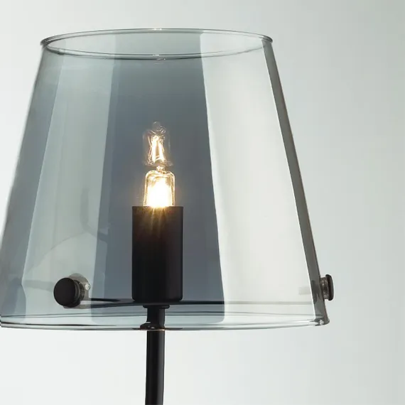 6570/1W MODERNI LN25 103 черный/дымчатый/металл/стекло Бра G9 1*20W 220V SMOKY