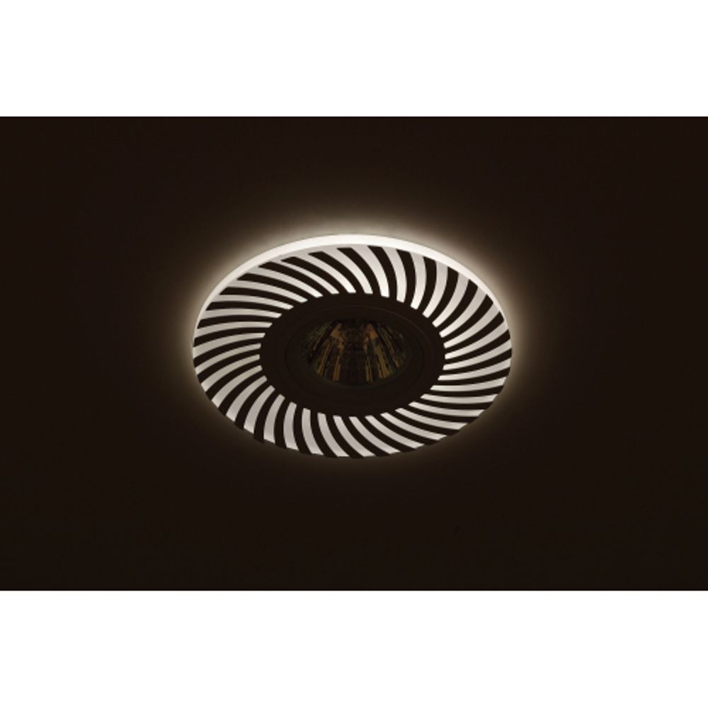 DK LD32 BK /1 Светильник ЭРА декор cо светодиодной подсветкой MR16, 220V, max 11W, черный