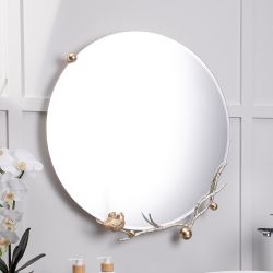 Зеркало настенное Терра Бранч Айвори Мраморное золото