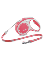 Поводок-рулетка Flexi New Comfort M. Трос 5 м. для собак до 20 кг. Красный