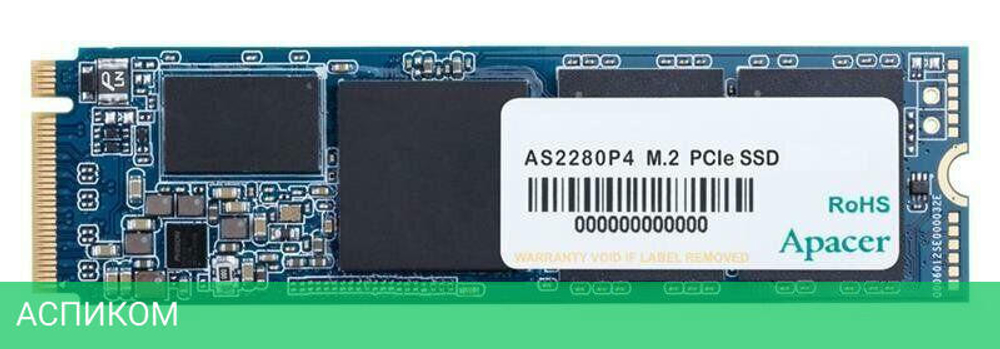 SSD диск Apacer AS2280P4 1TB (AP1TBAS2280P4-1)
