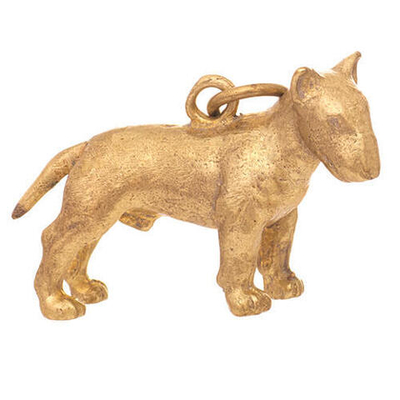 Литая фигурка подвеска Бультерьера 4,5 х 3 см,