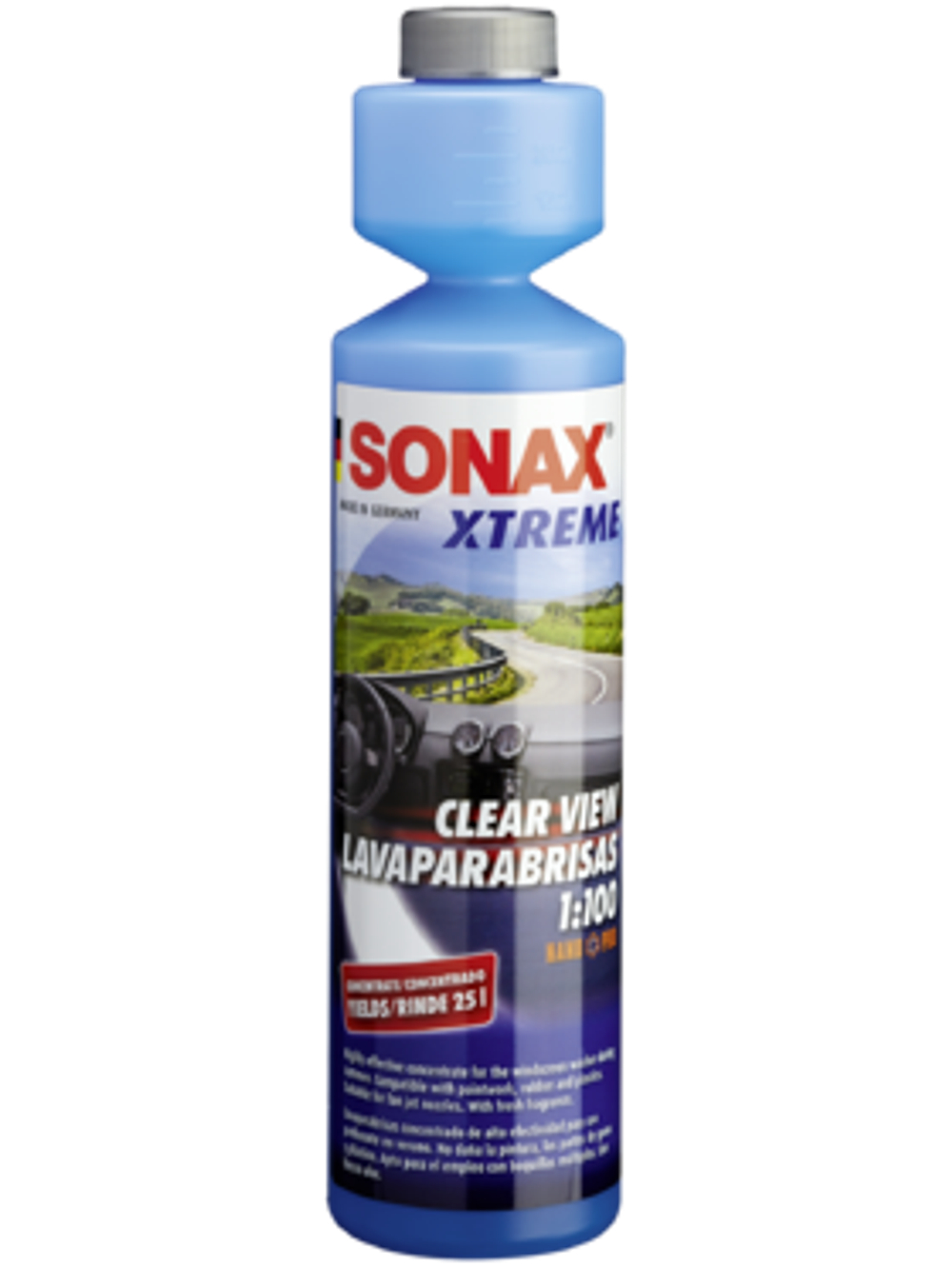 271141 SONAX Xtreme Концентрат стеклоомывателя NanoPro 1:100 0.25 л