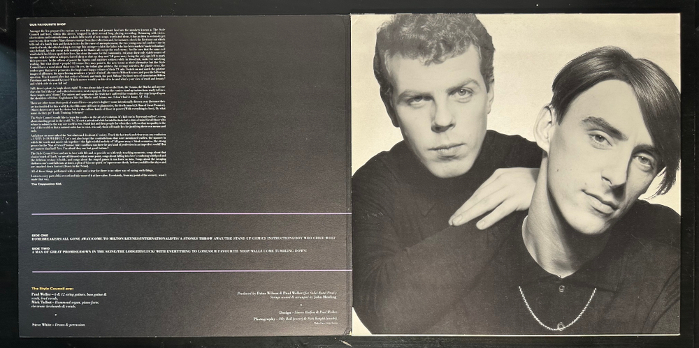 The Style Council ‎– Our Favourite Shop (Германия 1985г.)