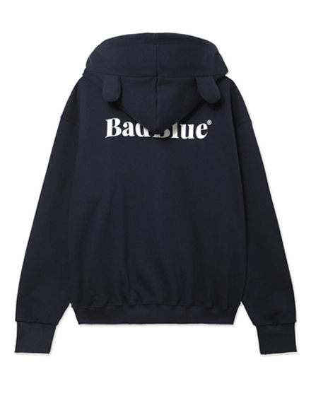 Женская Толстовка Bear Ear Zipup Crop Babyblue