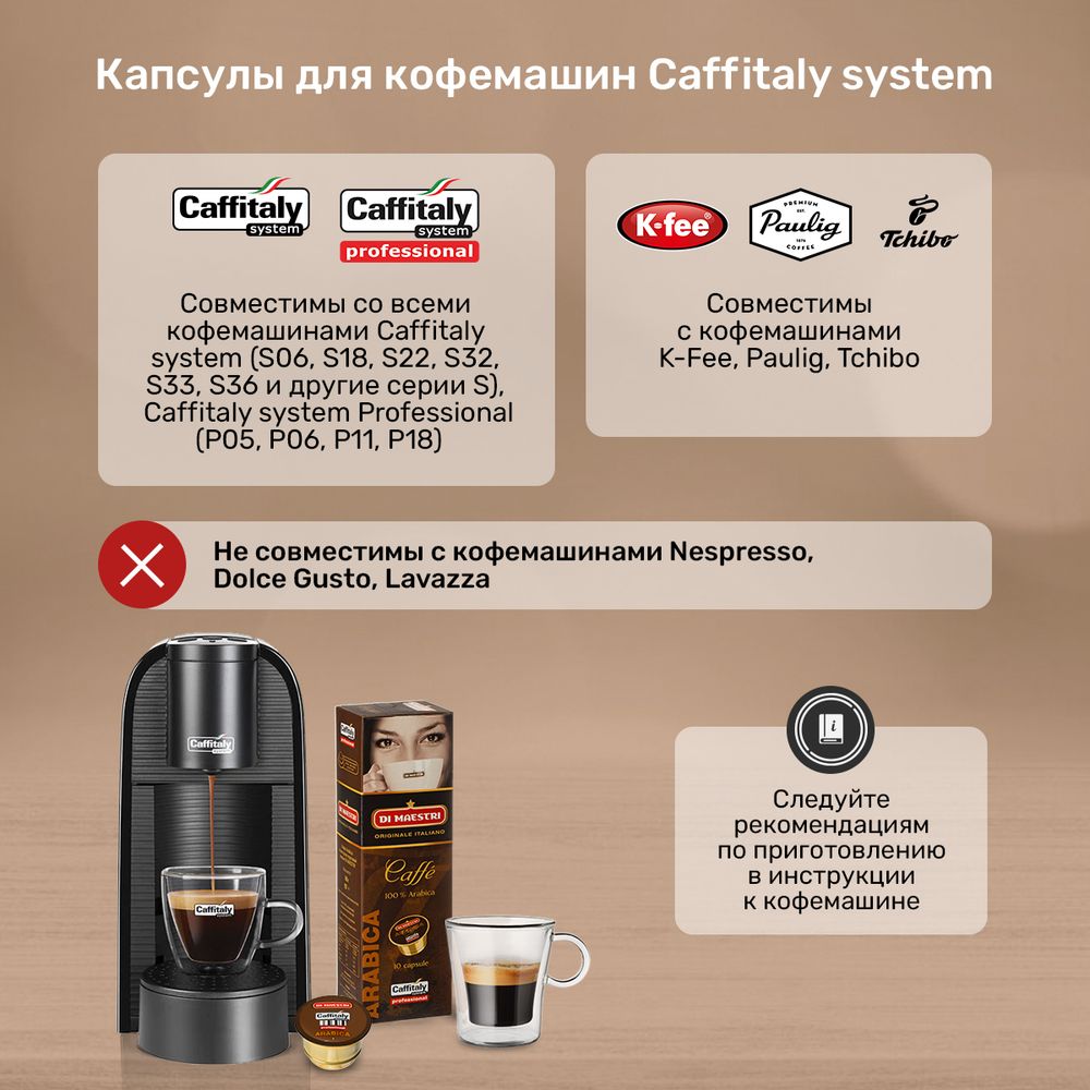 Кофе в капсулах Caffitaly Di Maestri Arabica