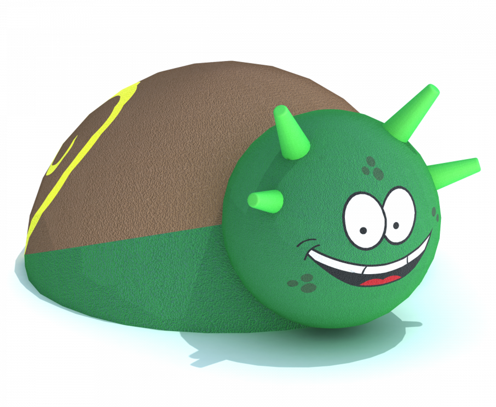 Резиновая фигура 3D Улитка для детских площадок