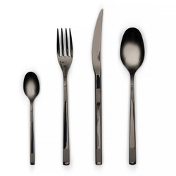 Набор CAPRI black 70-71 столовые приборы Belo Inox Черный