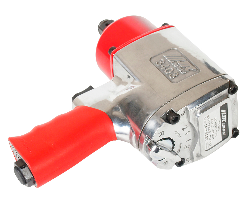 Гайковерт пневматический 3/4'' 1491Нм 7250об/мин. 300л/мин. 90-120PSI ударный усиленный JTC-3403