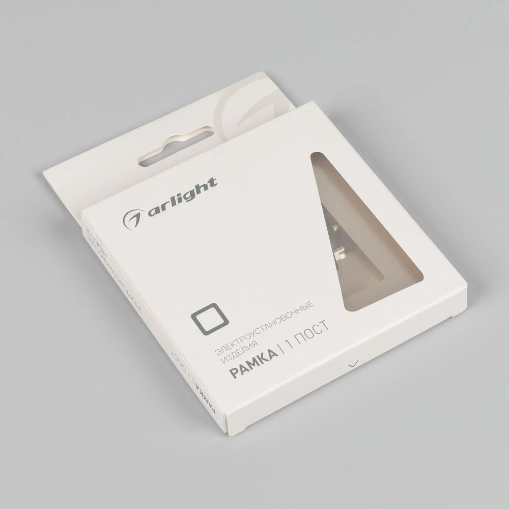 Рамка пластиковая FRM-PERIO-PL-1-GD (Arlight, -) 049691