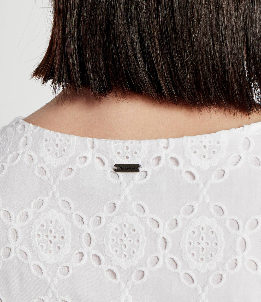 Кружевное платье DELIA Pepe Jeans London - белый(PL953475)