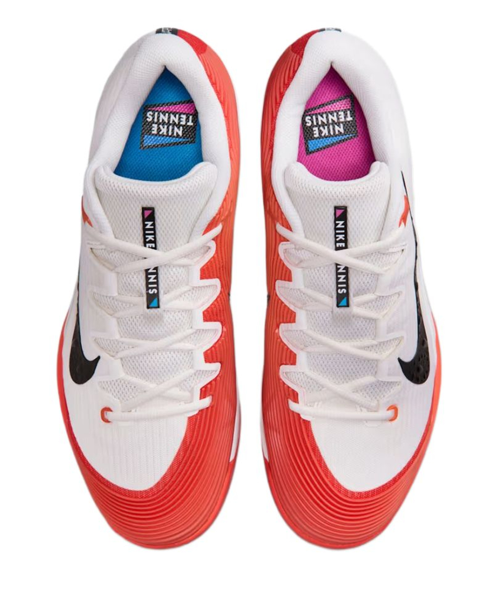 Мужские кроссовки теннисные Nike Zoom Vapor 12 HC Premium - sail/turf orange/black