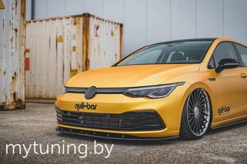 Сплиттер бампера переднего V.2 для VOLKSWAGEN Golf VIII (19-...)