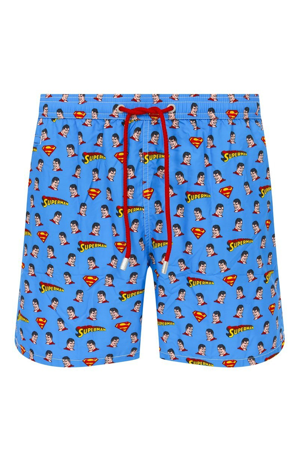 Шорты MC Saint Barth Superman sticker micro синий