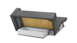 Диван Лорма Galaxy Dark Grey 172*100*86 см, Серый Экокожа Аккордеон Фиеста