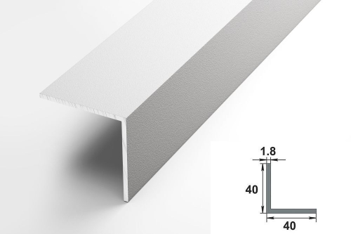 Профиль уголок алюмин 20*20**1,5  06-27,2700,555