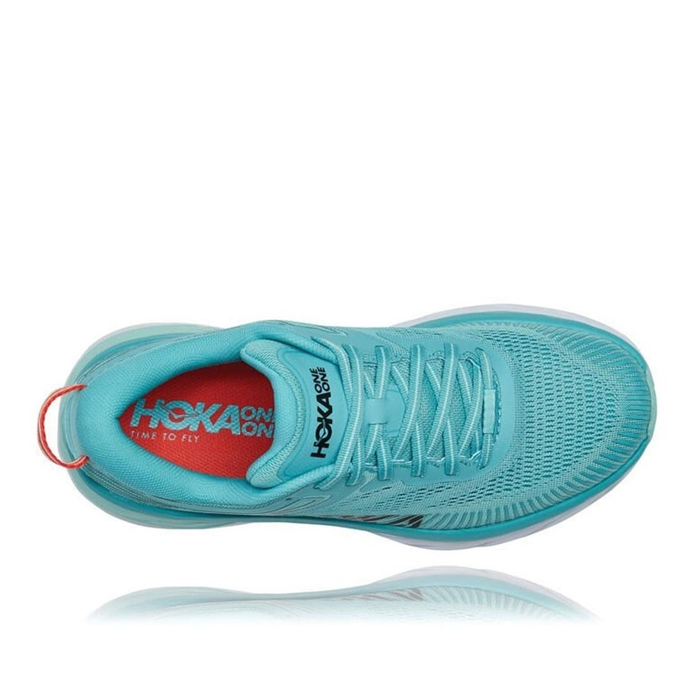 Кроссовки женские HOKA W BONDI 7 Aquarelle / Eggshell Blue