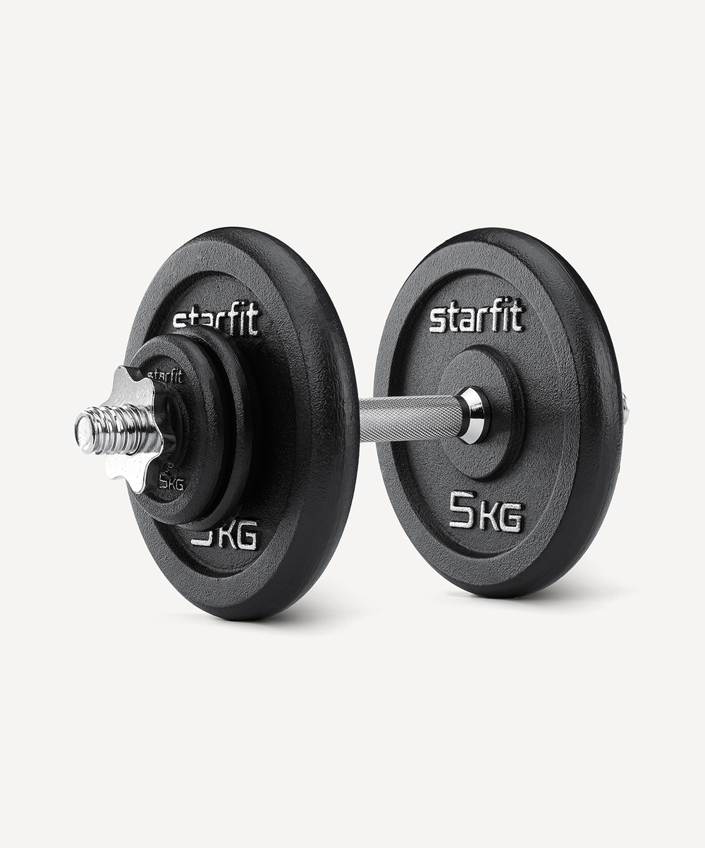 Гантель разборная чугунная в коробке DB-715, 14 кг